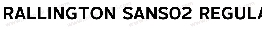 Rallington Sans02 Regular字体转换